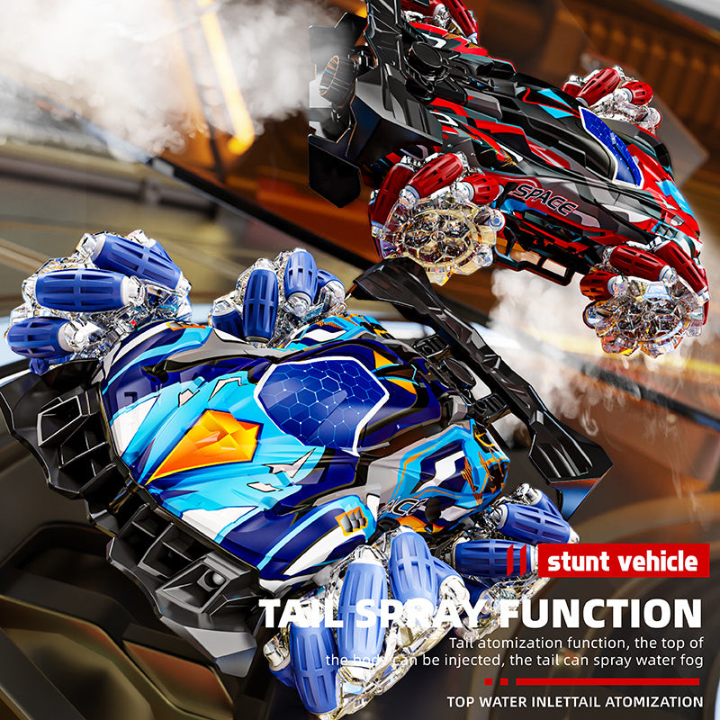 F1 RC Gesture Sensing Stunt Remote Control Car Light Music Four-Wheel Drive Off-Road Racing Toy Simulated Spray Children's Toy Gift - Bellarte Enchanté F1 RC Gesture Sensing Stunt Remote Control Car Light Music Four-Wheel Drive Off-Road Racing Toy Simulated Spray Children's Toy Gift